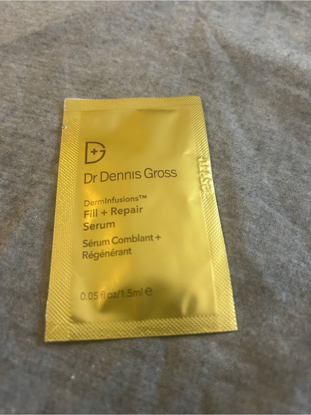 Dr. Dennis Gross 1-DermInfusions Fill + Repair Serum 5 ml / Sealed Packet